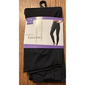 Leggings Everyday Basics Black XXL/XXXL Wide Waistband New